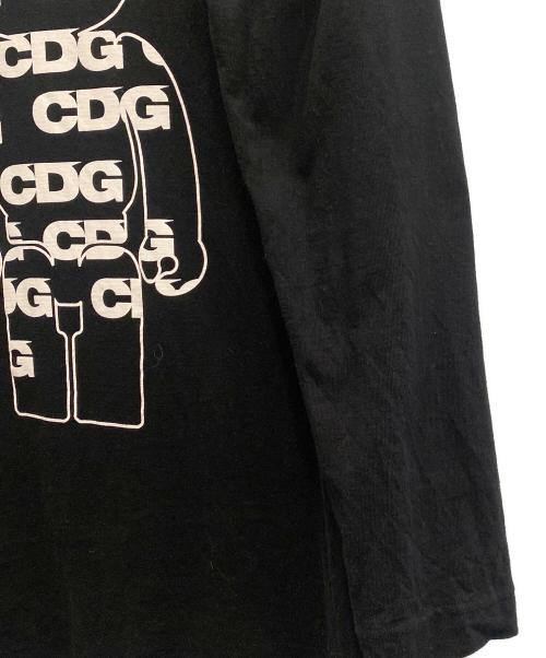 CDG（シーディージー）CDG (シーディージー) BE@RBRICK (ベアブリック) ロングスリーブカットソー ブラック サイズ:Mの古着・服飾アイテム