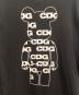 中古・古着 CDG (シーディージー) BE@RBRICK (ベアブリック) ロングスリーブカットソー ブラック サイズ:M：12000円