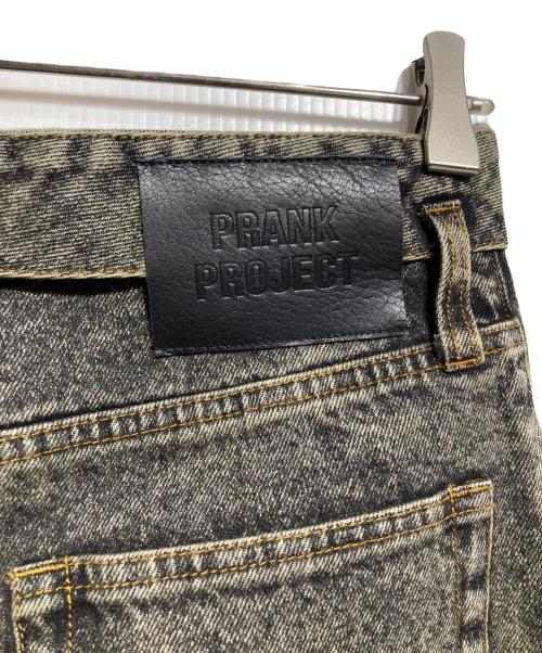 PRANK PROJECT（プランクプロジェクト）PRANK PROJECT (プランクプロジェクト) Studded Straight Jeans/スタッズ付きストレートレッグジーンズ グレー サイズ:36の古着・服飾アイテム