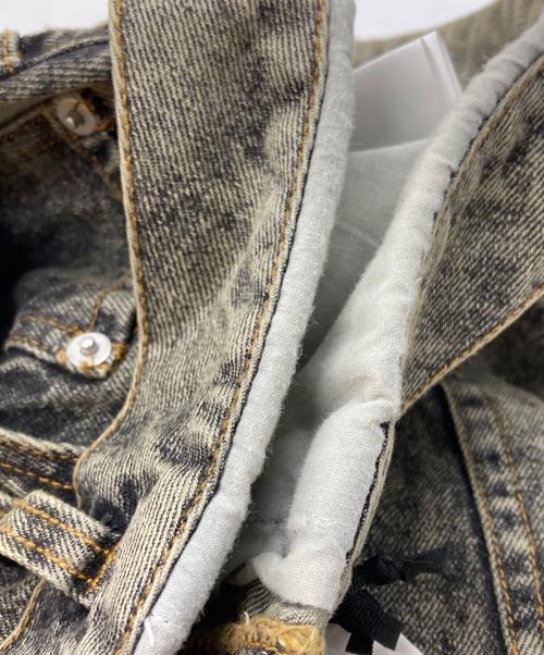 PRANK PROJECT（プランクプロジェクト）PRANK PROJECT (プランクプロジェクト) Studded Straight Jeans/スタッズ付きストレートレッグジーンズ グレー サイズ:36の古着・服飾アイテム