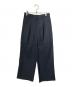 STUDIOUS（ステュディオス）の古着「Pinstripe 2way Length Trousers/スラックス/ショートパンツ/ハーフパンツ」｜ネイビー