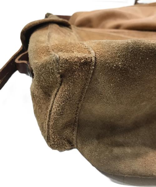 RRL（ダブルアールエル）RRL (ダブルアールエル) スウェードショルダーバッグ ブラウンの古着・服飾アイテム