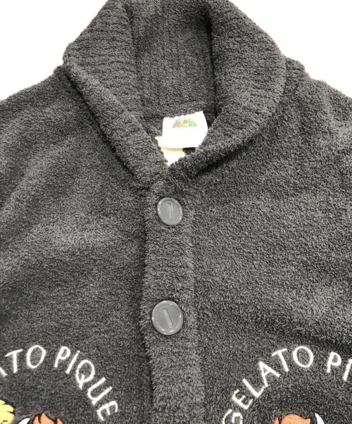 gelato pique（ジェラートピケ）gelato pique (ジェラートピケ) ベビモコジャガードショールカーディガン グレー サイズ:SMの古着・服飾アイテム