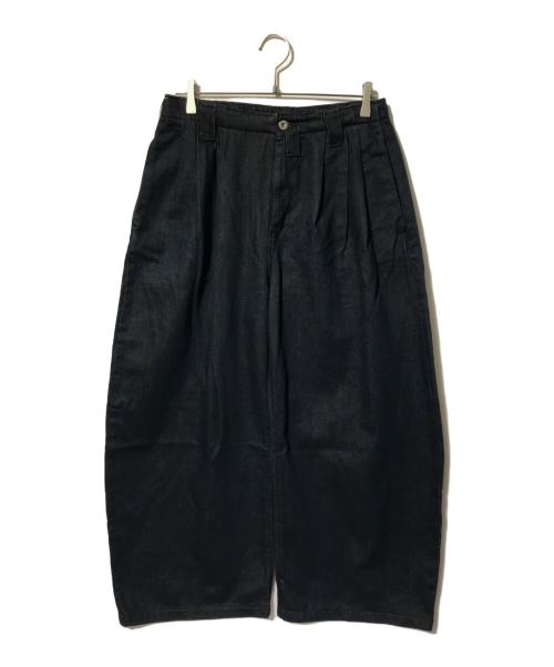 ZARA（ザラ）ZARA (ザラ) ダーツ入りワイドレッグデニムパンツ インディゴ サイズ:34の古着・服飾アイテム