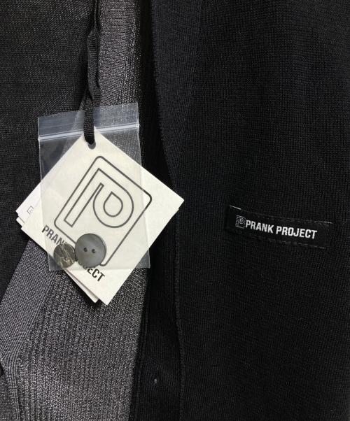 PRANK PROJECT（プランクプロジェクト）PRANK PROJECT (プランクプロジェクト) Double Front Knit Cardigan/ダブルフロント・ニットカーディガン ブラック サイズ:FREEの古着・服飾アイテム