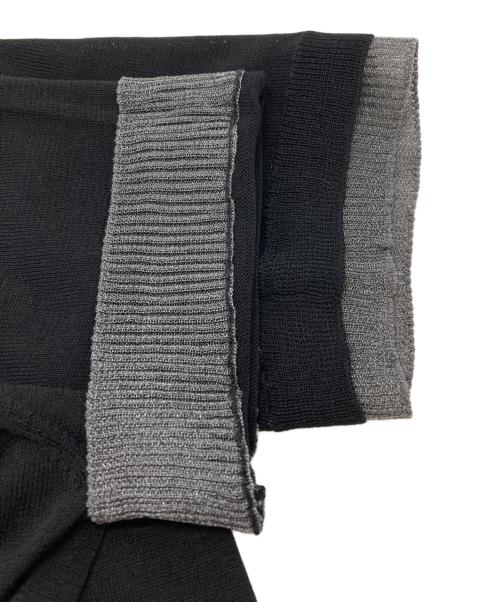 PRANK PROJECT（プランクプロジェクト）PRANK PROJECT (プランクプロジェクト) Double Front Knit Cardigan/ダブルフロント・ニットカーディガン ブラック サイズ:FREEの古着・服飾アイテム