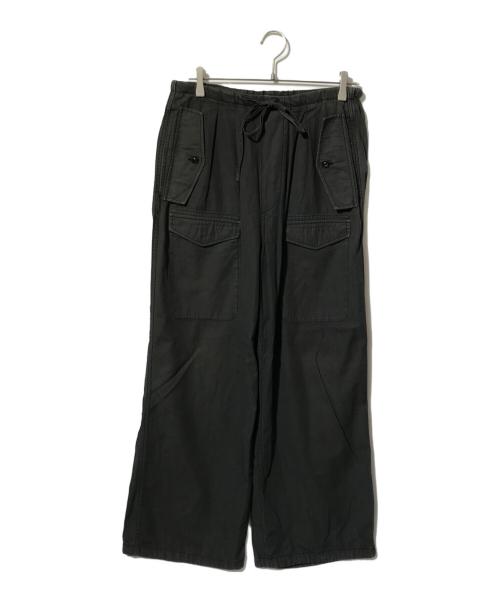 ticca（ティッカ）ticca (ティッカ) コットンギャバジンカーゴパンツ グレー サイズ:FREEの古着・服飾アイテム