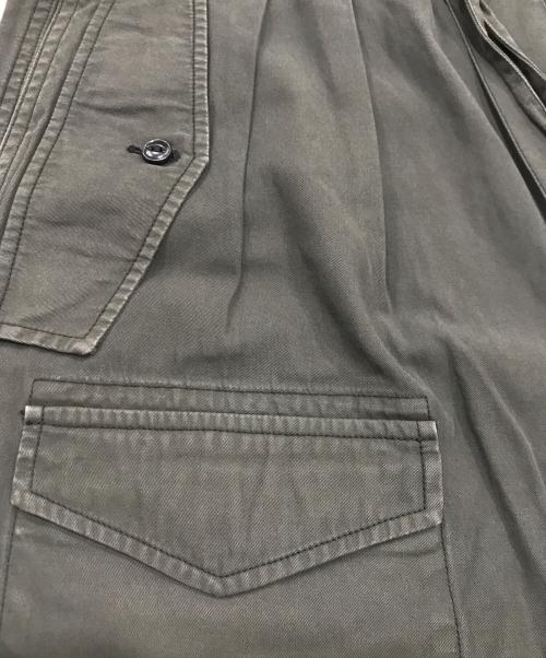 ticca（ティッカ）ticca (ティッカ) コットンギャバジンカーゴパンツ グレー サイズ:FREEの古着・服飾アイテム