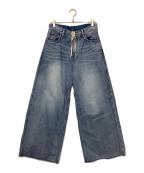 5 1/2×Spick and Spanファイブアンドハーフ×スピック＆スパン）の古着「SOFT DRAWSTRINGDENIM」｜インディゴ