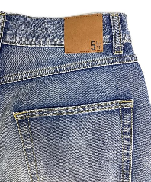 5 1/2（ファイブアンドハーフ）5 1/2 (ファイブアンドハーフ) Spick and Span (スピック＆スパン) SOFT DRAWSTRINGDENIM インディゴ サイズ:28の古着・服飾アイテム