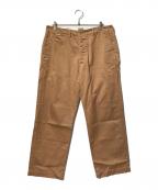 BUZZ RICKSON'Sバズリクソンズ）の古着「EARLY MILITARY CHINOS 1945MODEL」｜ブラウン