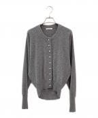MADISON BLUEマディソンブルー）の古着「DOLMAN SLEEVE CD CASHMERE」｜グレー