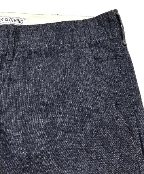 CORONA（コロナ）CORONA (コロナ) M.V.P. (エムブイイピー) CHINO PANTS インディゴ サイズ:Lの古着・服飾アイテム