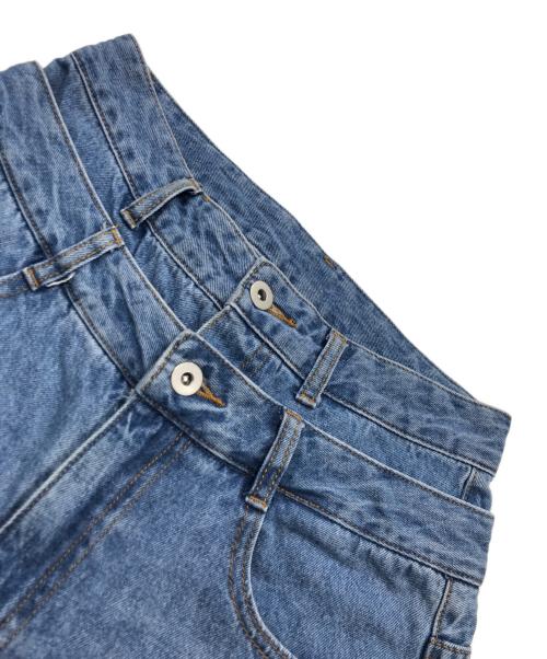 CONVERSE TOKYO（コンバーストウキョウ）CONVERSE TOKYO (コンバーストウキョウ) 【HL】DOUBLE WAIST WIDE DENIM PANTS/デニムパンツ ブルー サイズ:3の古着・服飾アイテム