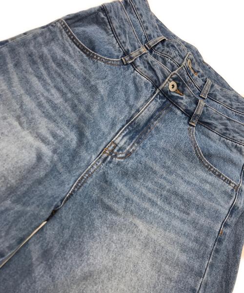 CONVERSE TOKYO（コンバーストウキョウ）CONVERSE TOKYO (コンバーストウキョウ) 【HL】DOUBLE WAIST WIDE DENIM PANTS/デニムパンツ ブルー サイズ:3の古着・服飾アイテム