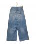 CONVERSE TOKYO (コンバーストウキョウ) 【HL】DOUBLE WAIST WIDE DENIM PANTS/デニムパンツ ブルー サイズ:3：7000円