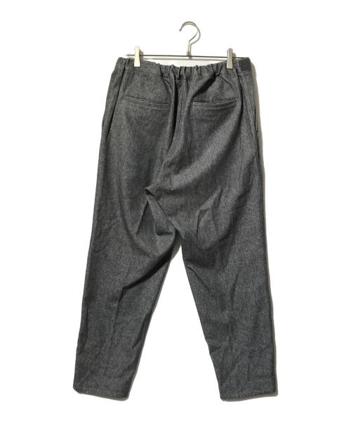 Graphpaper（グラフペーパー）Graphpaper (グラフペーパー) C/W Denim Wide Easy Slacks グレー サイズ:freeの古着・服飾アイテム