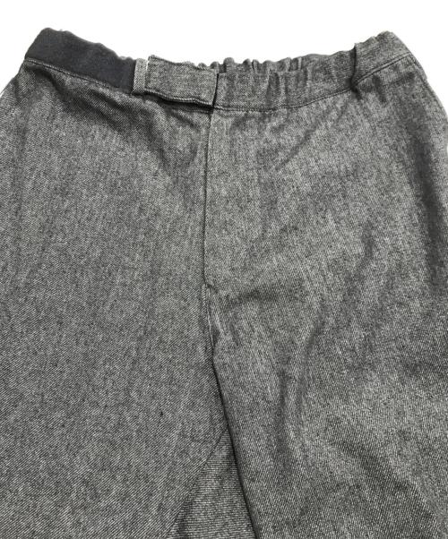 Graphpaper（グラフペーパー）Graphpaper (グラフペーパー) C/W Denim Wide Easy Slacks グレー サイズ:freeの古着・服飾アイテム