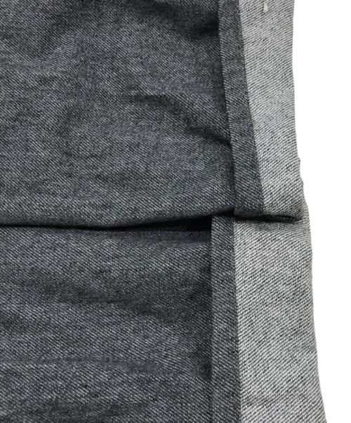 Graphpaper（グラフペーパー）Graphpaper (グラフペーパー) C/W Denim Wide Easy Slacks グレー サイズ:freeの古着・服飾アイテム