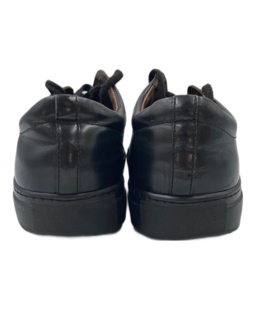 Acne studios（アクネ ストゥディオズ）Acne studios (アクネ ストゥディオズ) レザースニーカー ブラック サイズ:SIZE 42の古着・服飾アイテム