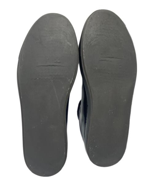 Acne studios（アクネ ストゥディオズ）Acne studios (アクネ ストゥディオズ) レザースニーカー ブラック サイズ:SIZE 42の古着・服飾アイテム