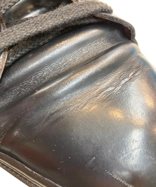 Acne studios（アクネ ストゥディオズ）Acne studios (アクネ ストゥディオズ) レザースニーカー ブラック サイズ:SIZE 42の古着・服飾アイテム