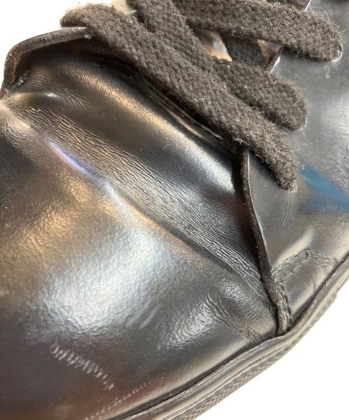 Acne studios（アクネ ストゥディオズ）Acne studios (アクネ ストゥディオズ) レザースニーカー ブラック サイズ:SIZE 42の古着・服飾アイテム