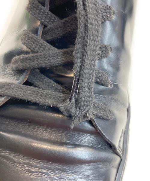 Acne studios（アクネ ストゥディオズ）Acne studios (アクネ ストゥディオズ) レザースニーカー ブラック サイズ:SIZE 42の古着・服飾アイテム