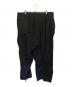 Yohji Yamamoto pour homme (ヨウジヤマモト プールオム) S-TAPERED TUCK PANT ブラック サイズ:2：38000円
