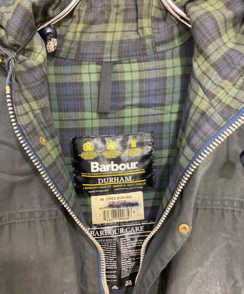 Barbour（バブアー）Barbour (バブアー) LINED DURHAM オイルドジャケット グレー サイズ:C38/97CMの古着・服飾アイテム