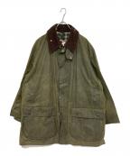 Barbourバブアー）の古着「BORDER オイルドジャケット」｜オリーブ