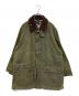 Barbour（バブアー）の古着「BORDER オイルドジャケット」｜オリーブ