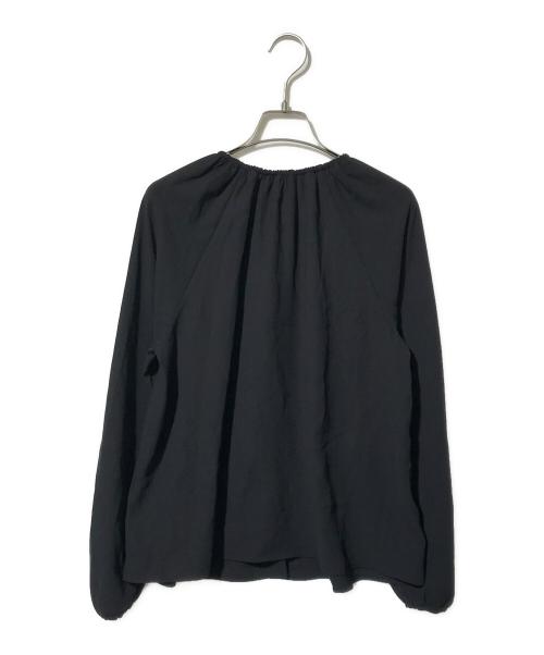 theory（セオリー）theory (セオリー) Prime Georgette Button Front Blouse/長袖ブラウス ブラック サイズ:Sの古着・服飾アイテム