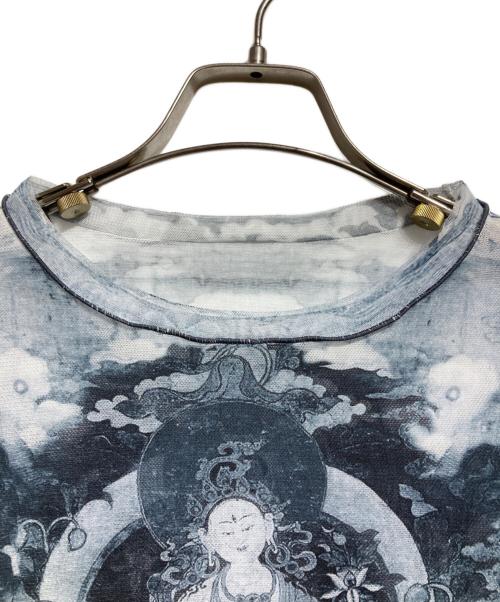 VIVIENNE TAM（ヴィヴィアンタム）VIVIENNE TAM (ヴィヴィアンタム) Monotone buddha/半袖カットソー グレー サイズ:38の古着・服飾アイテム