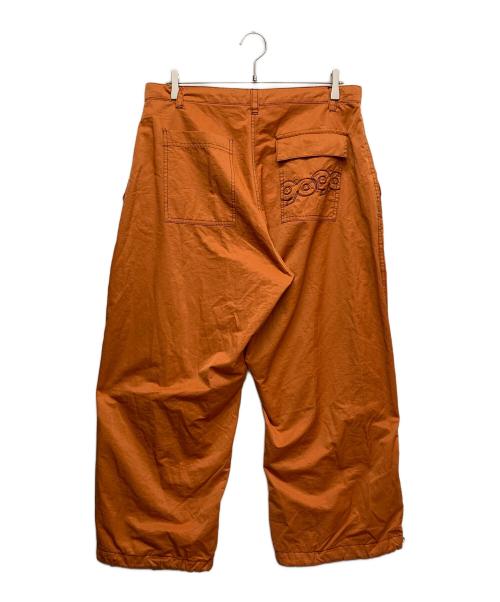 9090（9090）9090 (9090) バルーンカーゴパンツ オレンジ サイズ:Lの古着・服飾アイテム