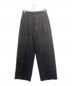 theoryセオリー）の古着「theory パンツ LIGHTWEIGHT WOOL DRAWCORD PULLON 	5106421」｜ブラック