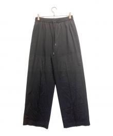 theory（セオリー）の古着「theory パンツ LIGHTWEIGHT WOOL DRAWCORD PULLON 	5106421」｜ブラック
