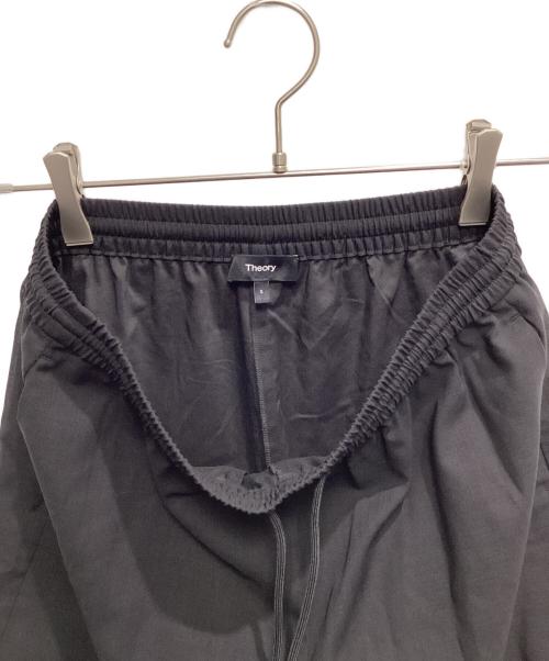 theory（セオリー）theory (セオリー) theory パンツ LIGHTWEIGHT WOOL DRAWCORD PULLON 	5106421 ブラック サイズ:Sの古着・服飾アイテム