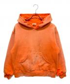 SAINT MICHAEL×BerBerJinセントマイケル×ベンベルジン）の古着「BB DBL FACE HOODIE/SAINT」｜オレンジ