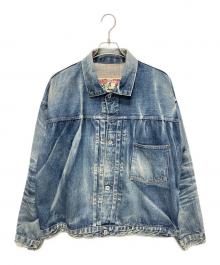 SAINT MICHAEL×BerBerJin（セントマイケル×ベンベルジン）の古着「DENIM JACKET DAMAGE」｜インディゴ