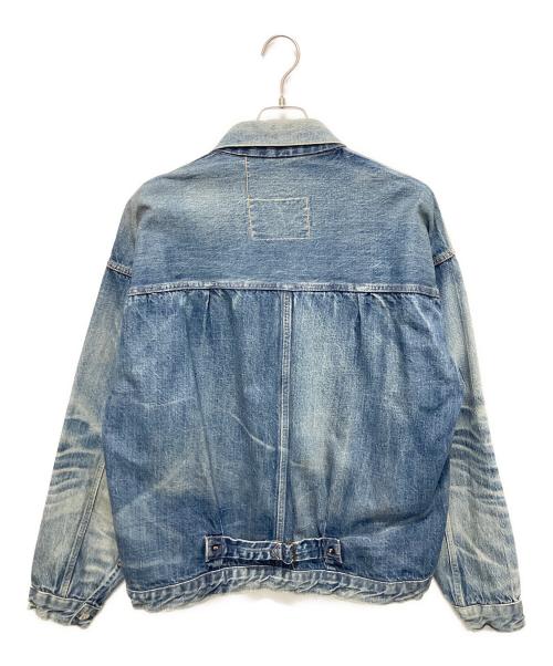 SAINT MICHAEL（セントマイケル）SAINT MICHAEL (セントマイケル) BerBerJin (ベンベルジン) DENIM JACKET DAMAGE インディゴ サイズ:XLの古着・服飾アイテム