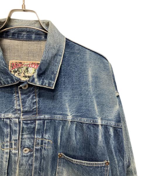 SAINT MICHAEL（セントマイケル）SAINT MICHAEL (セントマイケル) BerBerJin (ベンベルジン) DENIM JACKET DAMAGE インディゴ サイズ:XLの古着・服飾アイテム