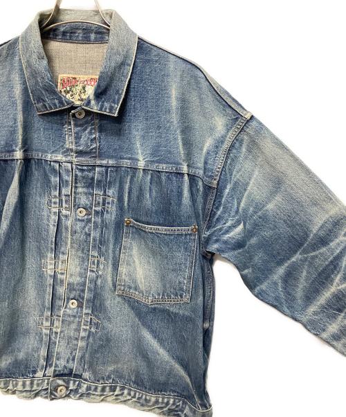 SAINT MICHAEL（セントマイケル）SAINT MICHAEL (セントマイケル) BerBerJin (ベンベルジン) DENIM JACKET DAMAGE インディゴ サイズ:XLの古着・服飾アイテム