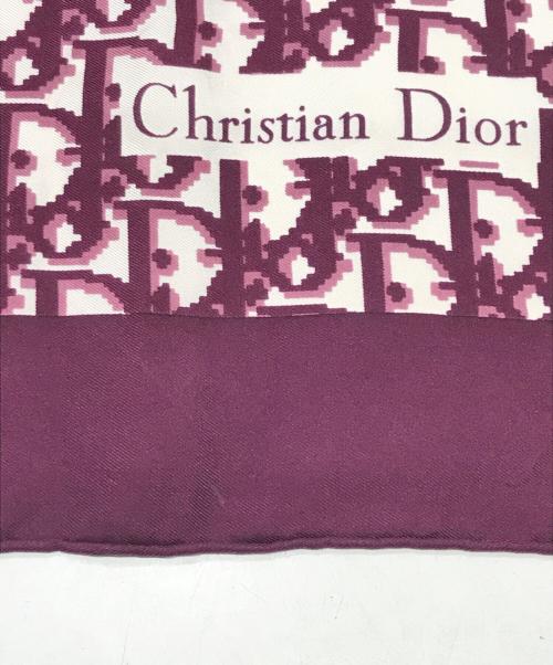 Christian Dior（クリスチャン ディオール）Christian Dior (クリスチャン ディオール) シルクスカーフ パープルの古着・服飾アイテム