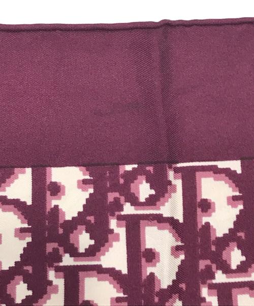 Christian Dior（クリスチャン ディオール）Christian Dior (クリスチャン ディオール) シルクスカーフ パープルの古着・服飾アイテム
