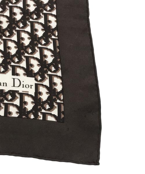 Christian Dior（クリスチャン ディオール）Christian Dior (クリスチャン ディオール) シルクスカーフ ブラウンの古着・服飾アイテム