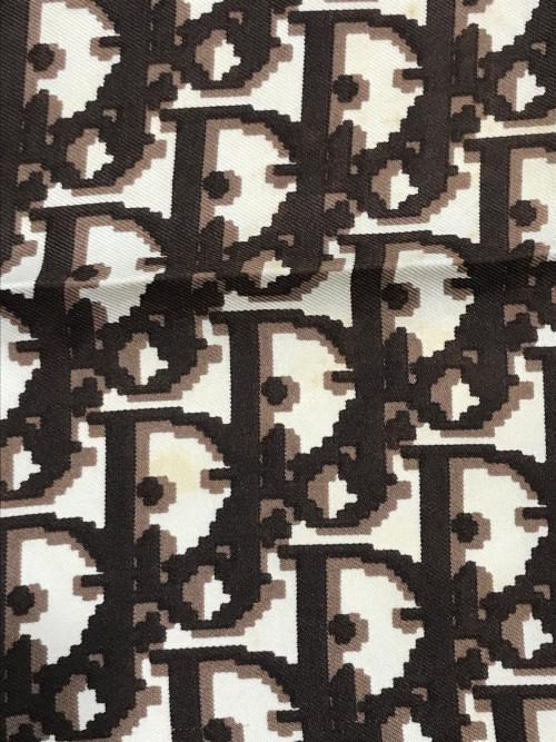 Christian Dior（クリスチャン ディオール）Christian Dior (クリスチャン ディオール) シルクスカーフ ブラウンの古着・服飾アイテム