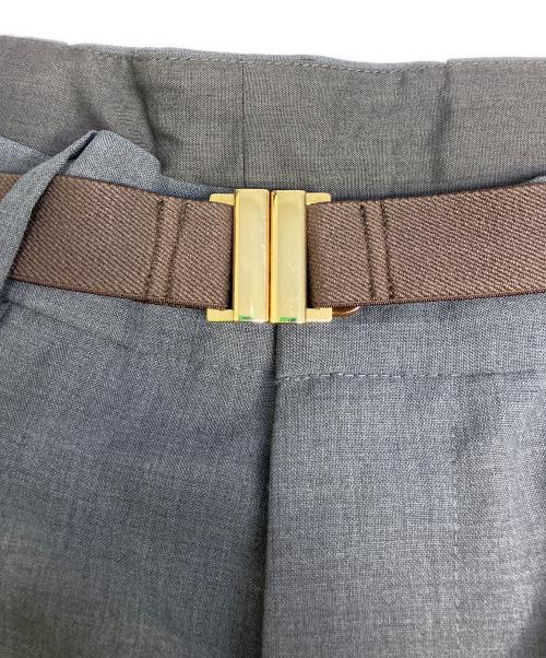 ESTNATION（エストネーション）ESTNATION (エストネーション) ラバーベルトイージースラックス グレー サイズ:L 未使用品の古着・服飾アイテム