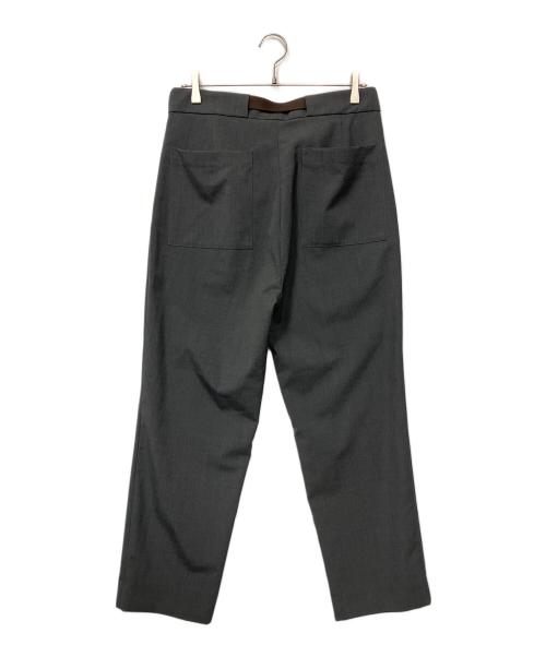 ESTNATION（エストネーション）ESTNATION (エストネーション) ラバーベルトイージースラックス グレー サイズ:L 未使用品の古着・服飾アイテム