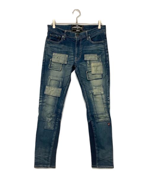 glamb（グラム）glamb (グラム) The Rolling Stones unplugged denim pants インディゴ サイズ:3の古着・服飾アイテム